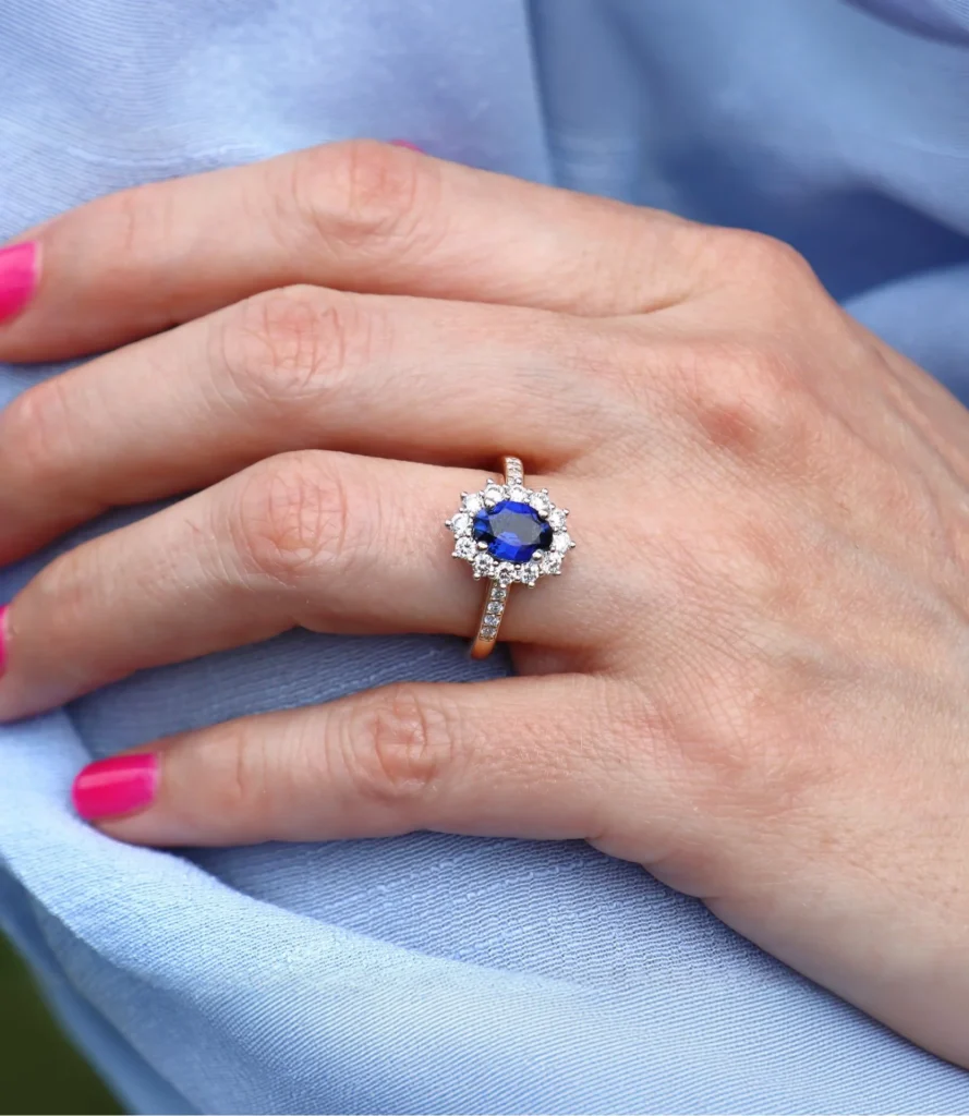 sapphire ring - authentic collection